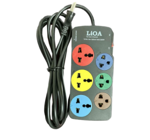 Ổ Cấm Điện Lioa  3D3S - 6 lỗ cắm